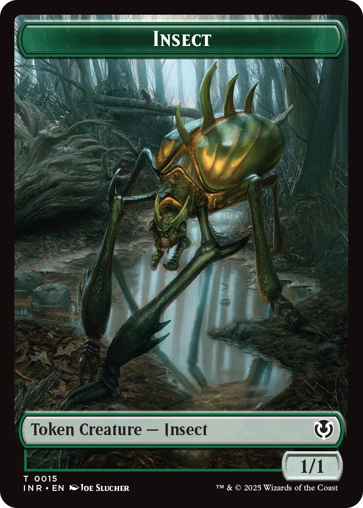 Insect // Spider Double-Sided Token [Innistrad Remastered Tokens] | Total Play