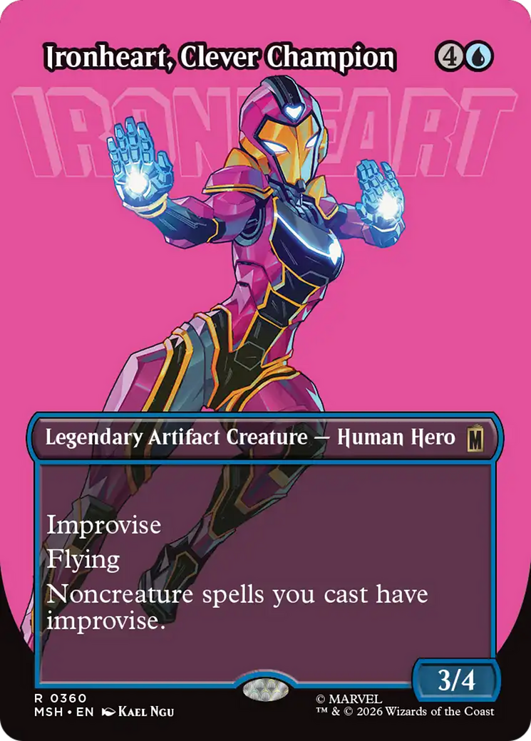 Ironheart, Clever Champion (Borderless) [Marvel Super Heroes] | Total Play