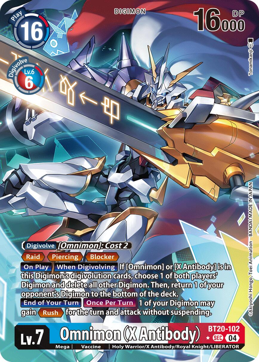 Omnimon [BT20-102] (X Antibody) (Alternate Art) [Release Special Booster Ver.2.5] | Total Play