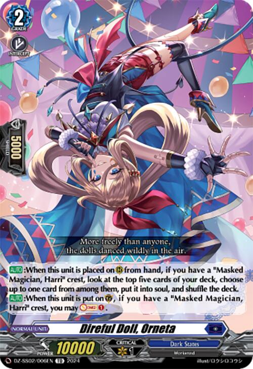 Direful Doll, Orneta (DZ-SS02/006EN) [DZ-SS02: Stride Deckset -Harri-] | Total Play