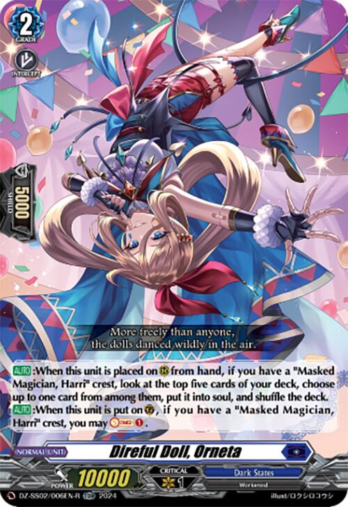 Direful Doll, Orneta (TDR) (DZ-SS02/006EN-R) [DZ-SS02: Stride Deckset -Harri-] | Total Play