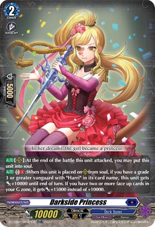 Darkside Princess (TDR) (DZ-SS02/007EN-R) [DZ-SS02: Stride Deckset -Harri-] | Total Play