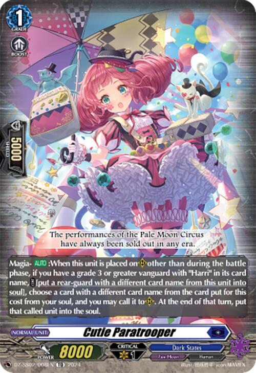 Cutie Paratrooper (DZ-SS02/008EN) [DZ-SS02: Stride Deckset -Harri-] | Total Play