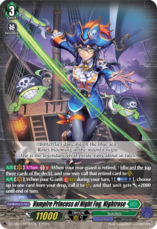 Vampire Princess of Night Fog, Nightrose (DZ-SS03/001EN) [DZ-SS03: Stride Deckset -Nightrose-] | Total Play