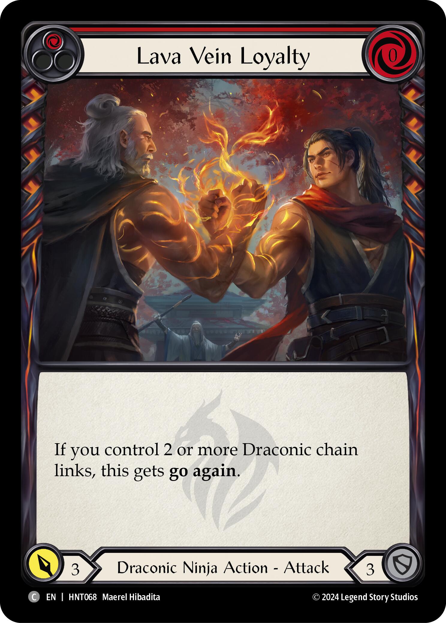 Lava Vein Loyalty (Red) [HNT068] (The Hunted) | Total Play