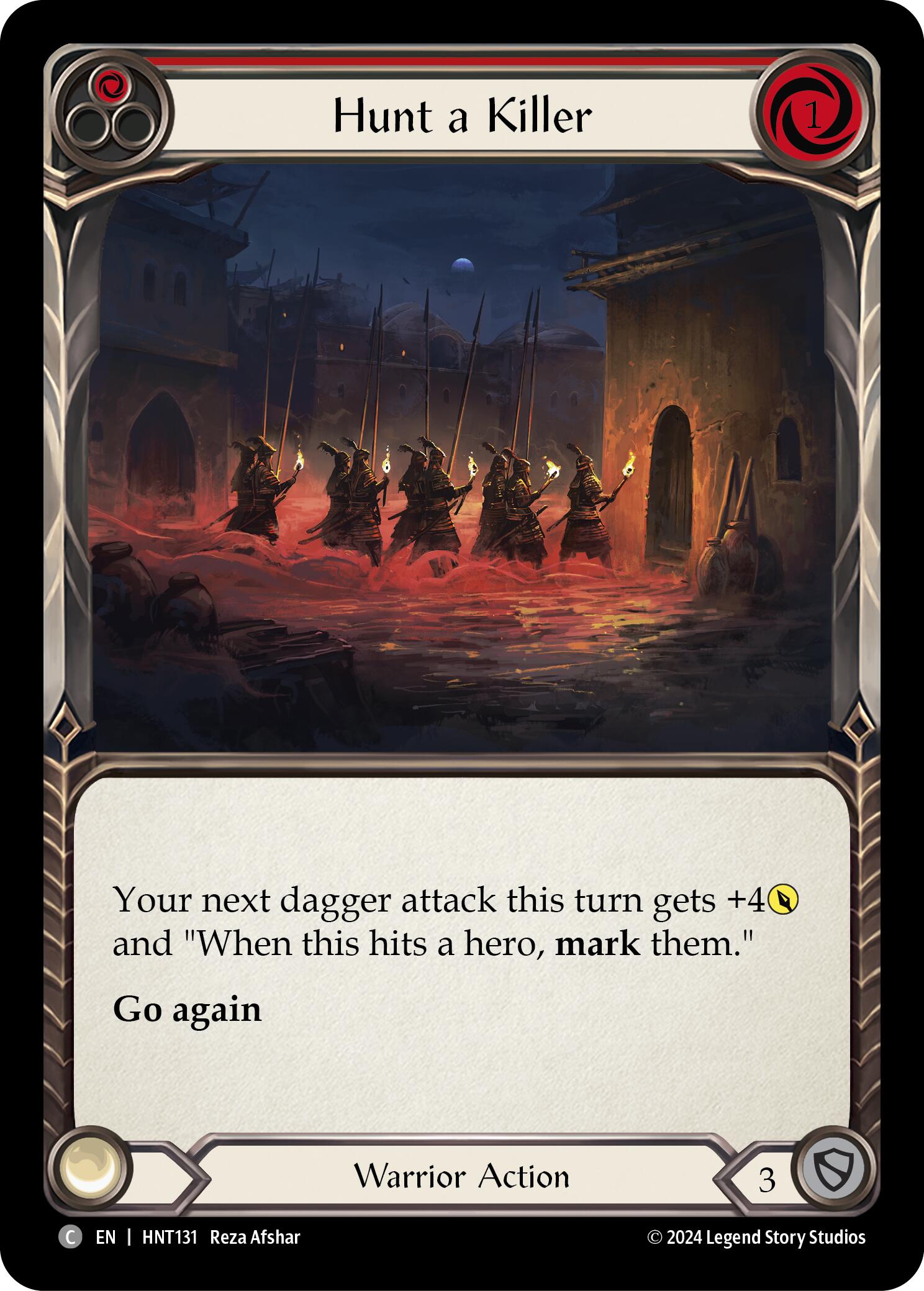 Hunt a Killer (Red) [HNT131] (The Hunted)  Rainbow Foil | Total Play
