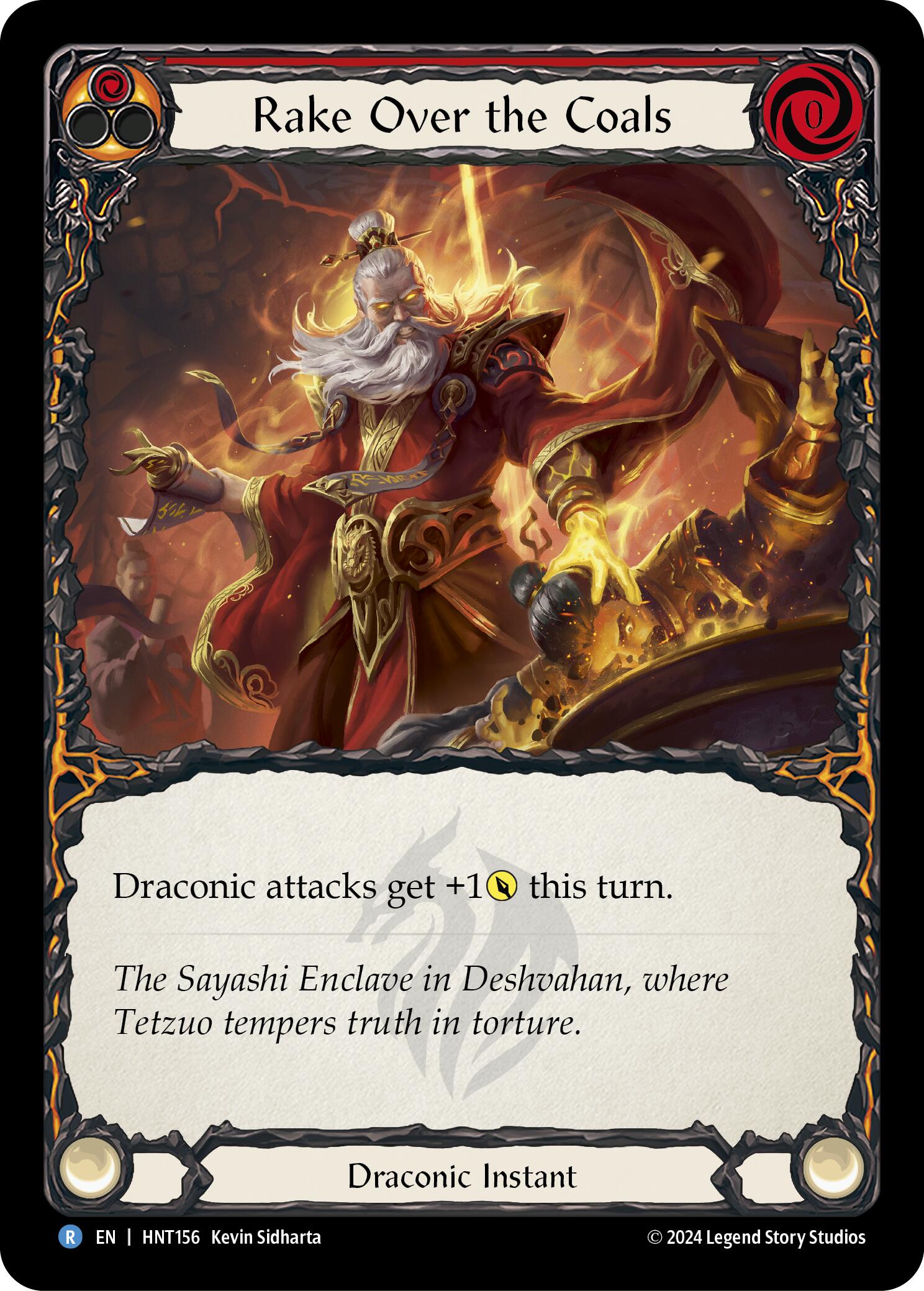 Rake Over the Coals (Red) [HNT156] (The Hunted) | Total Play