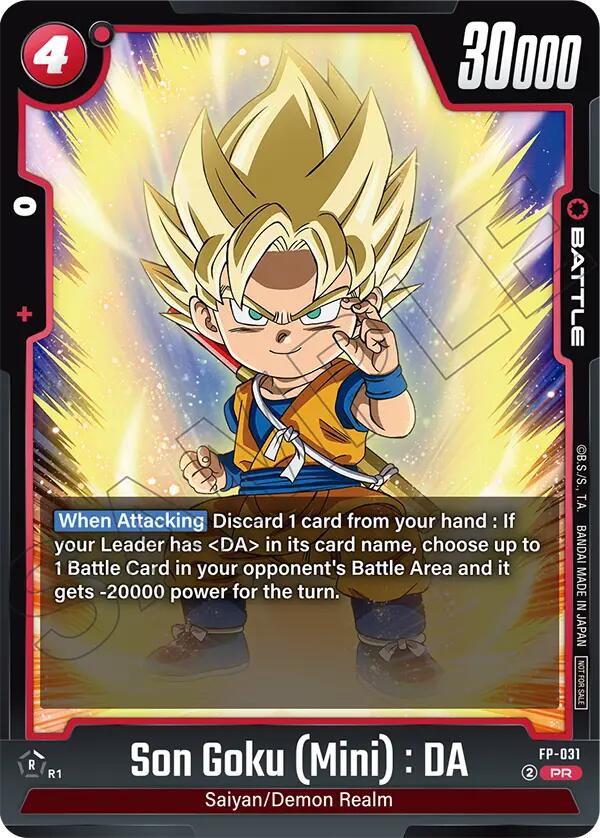 Son Goku (Mini) : DA [Fusion World Promotion Cards] | Total Play
