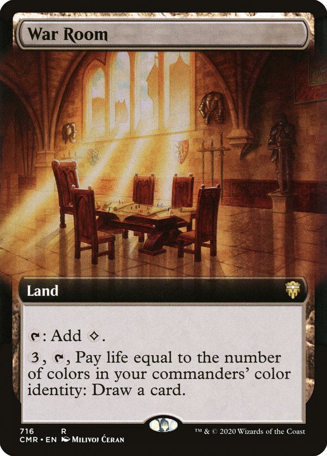 War Room (Extended Art) [Commander Legends] | Total Play
