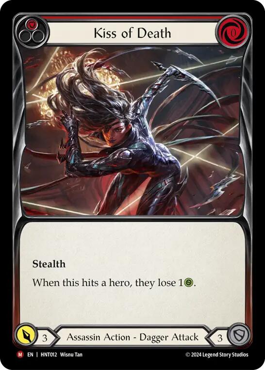 Kiss of Death [HNT012] (The Hunted)  Rainbow Foil | Total Play