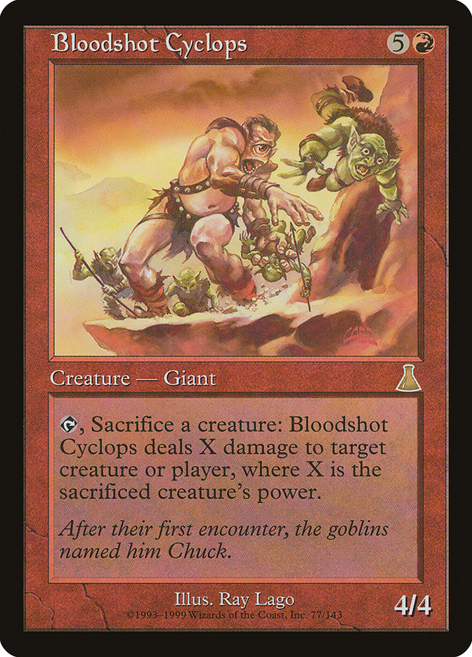 Bloodshot Cyclops [Urza's Destiny] | Total Play