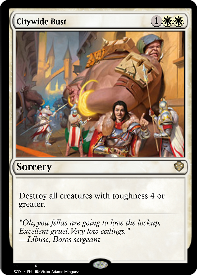 Citywide Bust [Starter Commander Decks] | Total Play