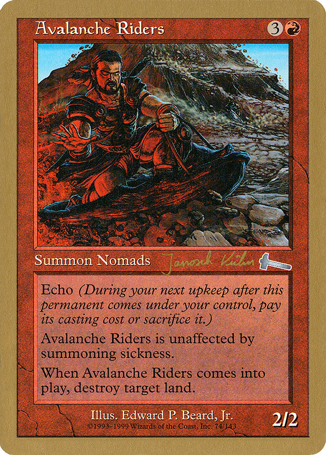 Avalanche Riders (Janosch Kuhn) [World Championship Decks 2000] | Total Play