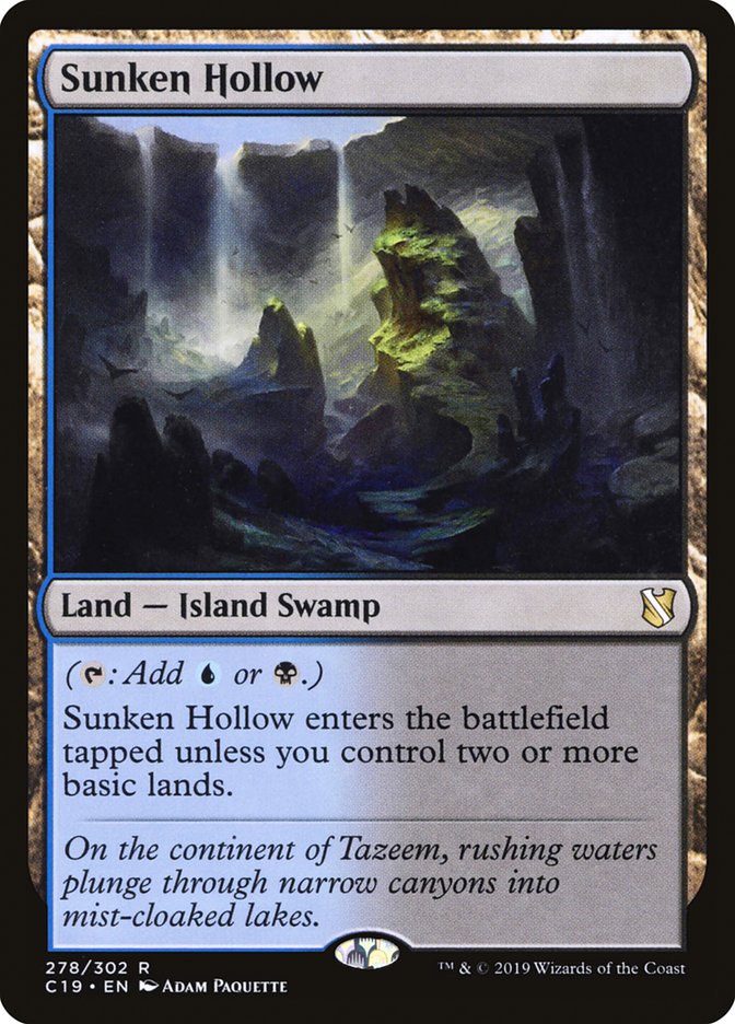 Sunken Hollow [Commander 2019] | Total Play