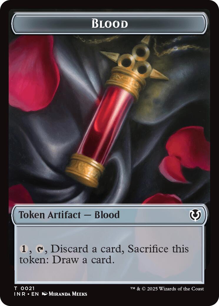 Blood // Vampire (0007) Double-Sided Token [Innistrad Remastered Tokens] | Total Play