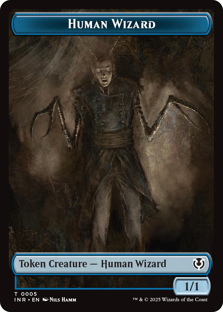 Human Wizard // Emblem - Jace, Unraveler of Secrets Double-Sided Token [Innistrad Remastered Tokens] | Total Play