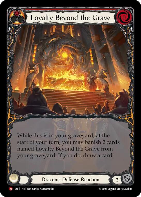 Loyalty Beyond the Grave (Extended Art) [HNT150] (The Hunted)  Rainbow Foil | Total Play