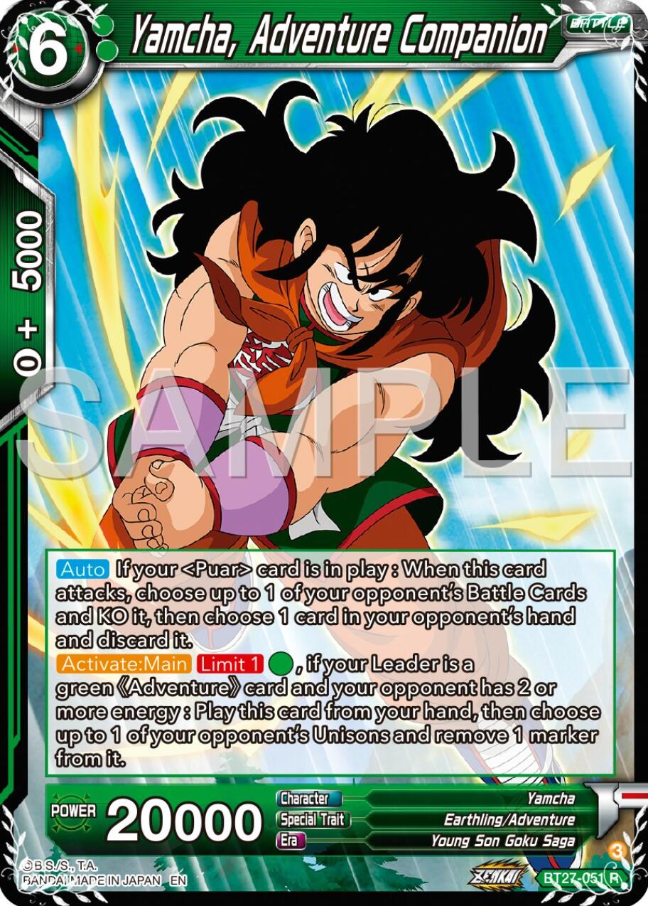 Yamcha, Adventure Companion (BT27-051) [History of Z] | Total Play