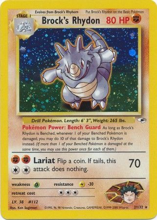 Brock's Rhydon (2/132) [Gym Heroes Unlimited] | Total Play