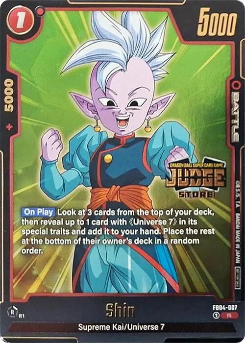 Shin (Judge Pack 03 - Store Judge) [Fusion World Tournament Cards] | Total Play