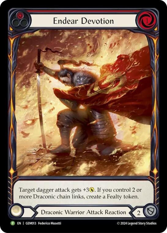 Endear Devotion [GEM013] (GEM Pack 1)  Rainbow Foil | Total Play