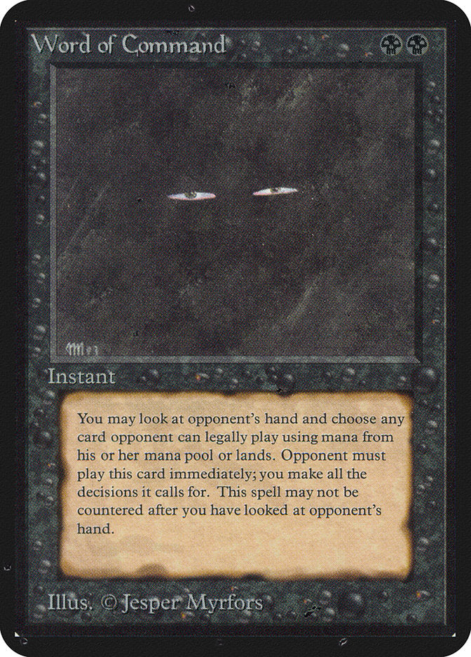 Word of Command [Alpha Edition] | Total Play