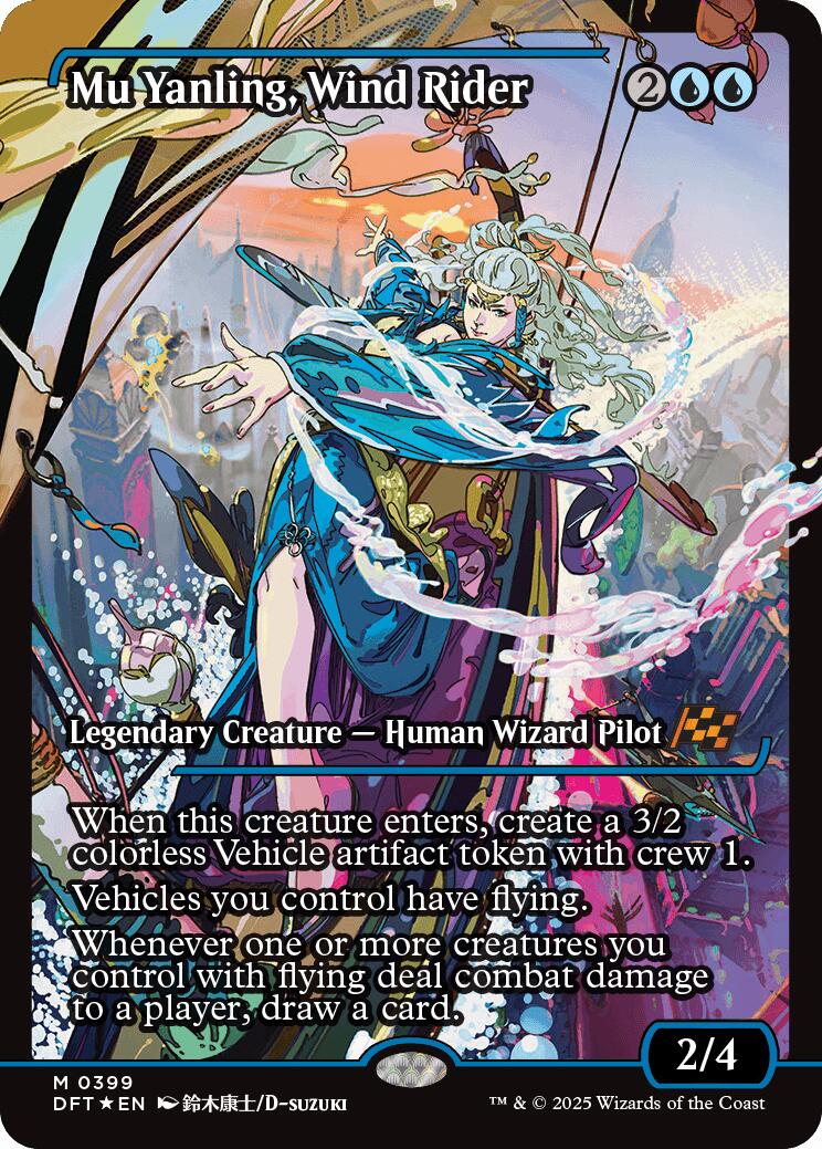 Mu Yanling, Wind Rider (Showcase) (Japanese) [Aetherdrift] | Total Play