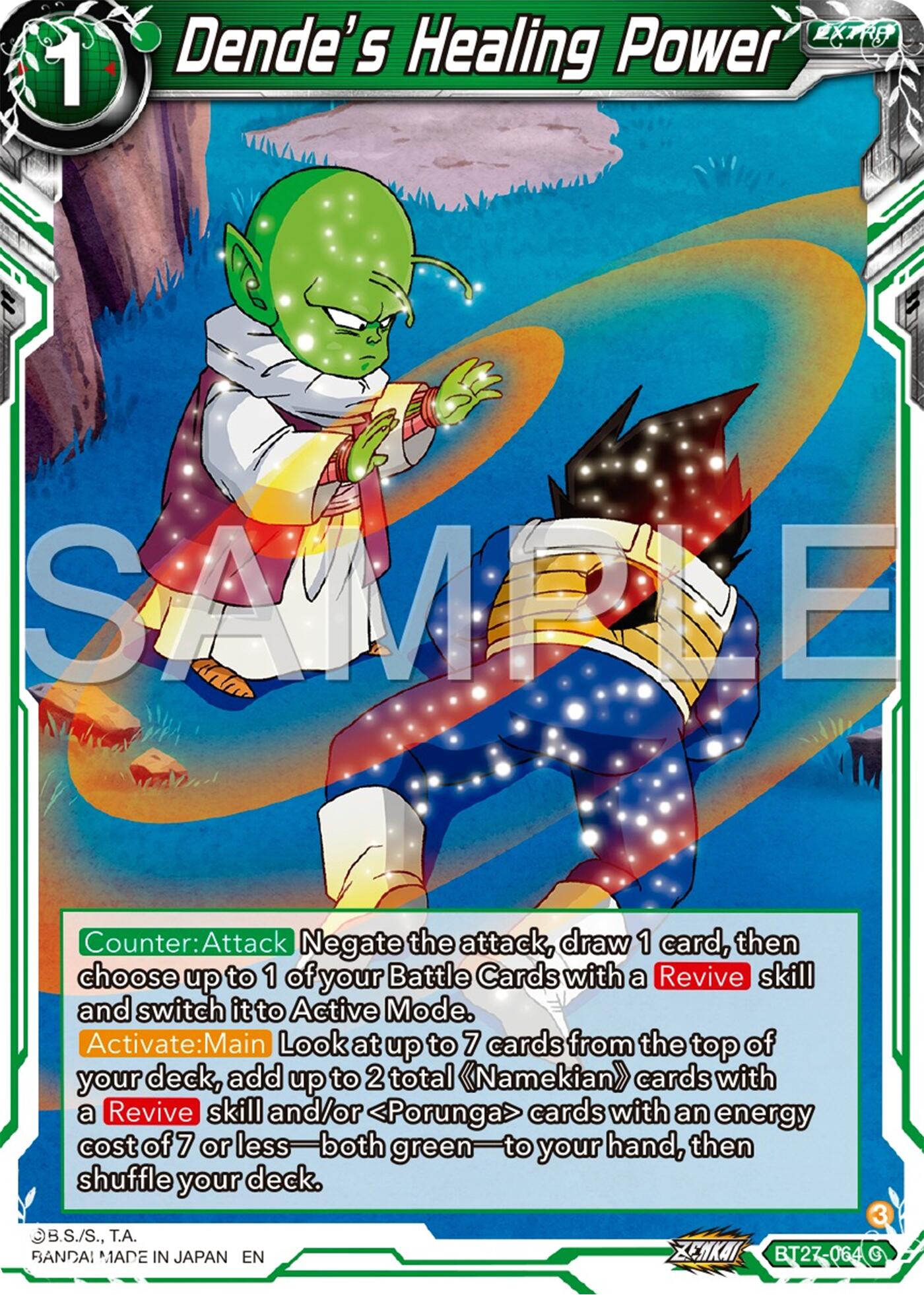 Dende's Healing Power (BT27-064) [History of Z] | Total Play