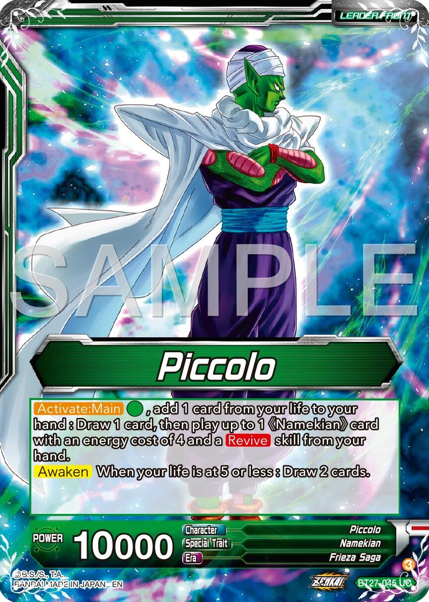 Piccolo // Piccolo, Brotherhood Bands (BT27-045) [History of Z] | Total Play