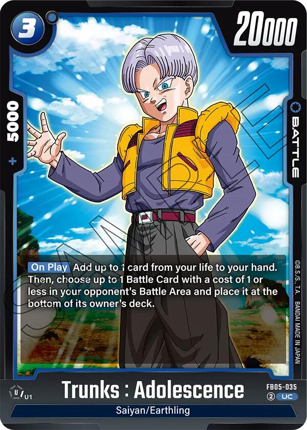 Trunks : Adolescence [New Adventure] | Total Play