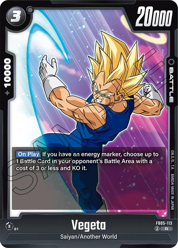 Vegeta (FB05-113) [New Adventure] | Total Play