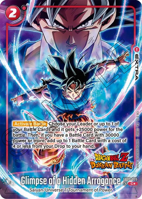 Glimpse of a Hidden Arrogance (Dragon Ball Z Dokkan Battle Alternate Art) [Blazing Aura] | Total Play