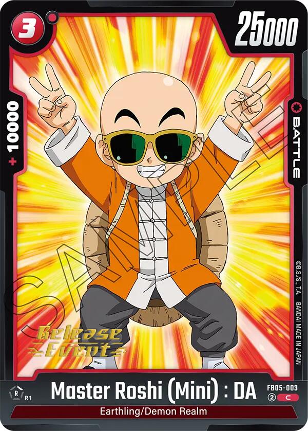 Master Roshi (Mini) : DA [New Adventure Release Event Cards] | Total Play