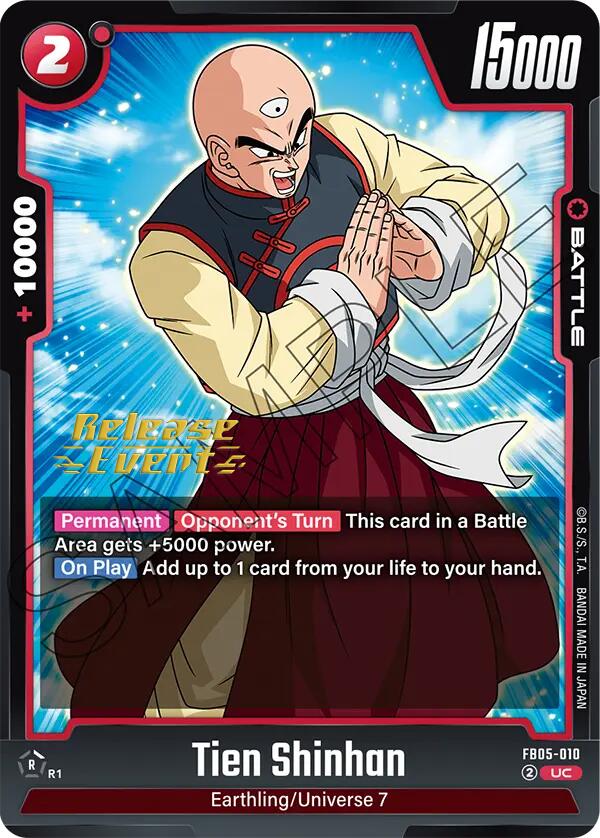 Tien Shinhan (FB05-010) [New Adventure Release Event Cards] | Total Play