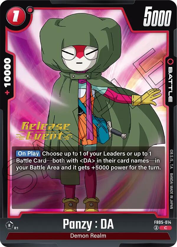 Panzy : DA [New Adventure Release Event Cards] | Total Play