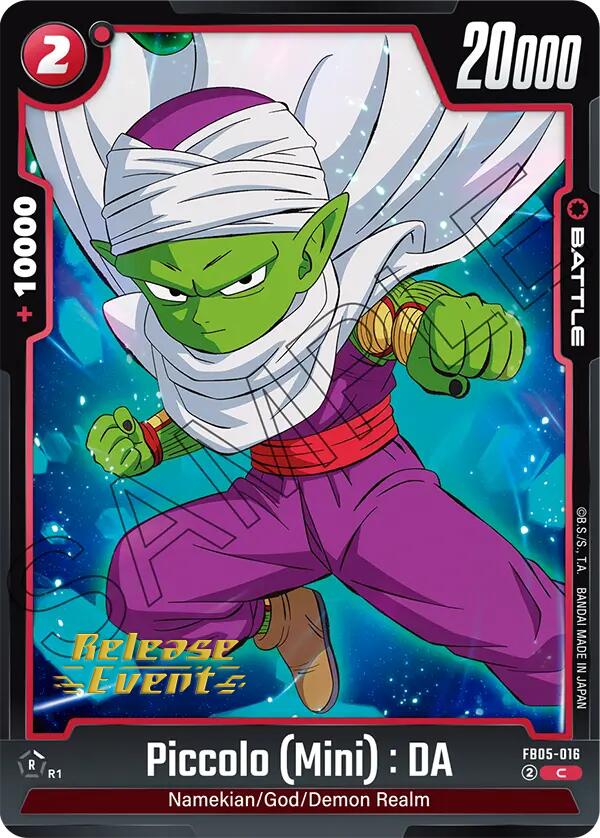 Piccolo (Mini) : DA [New Adventure Release Event Cards] | Total Play