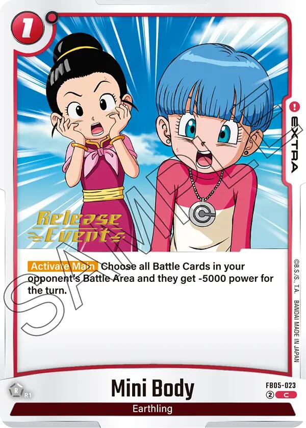 Mini Body [New Adventure Release Event Cards] | Total Play