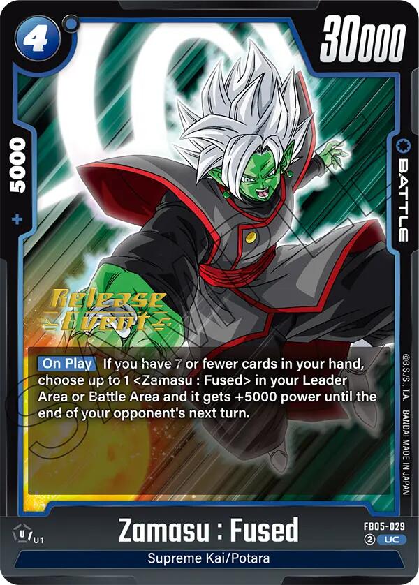 Zamasu : Fused [New Adventure Release Event Cards] | Total Play