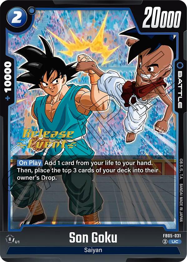 Son Goku (FB05-031) [New Adventure Release Event Cards] | Total Play