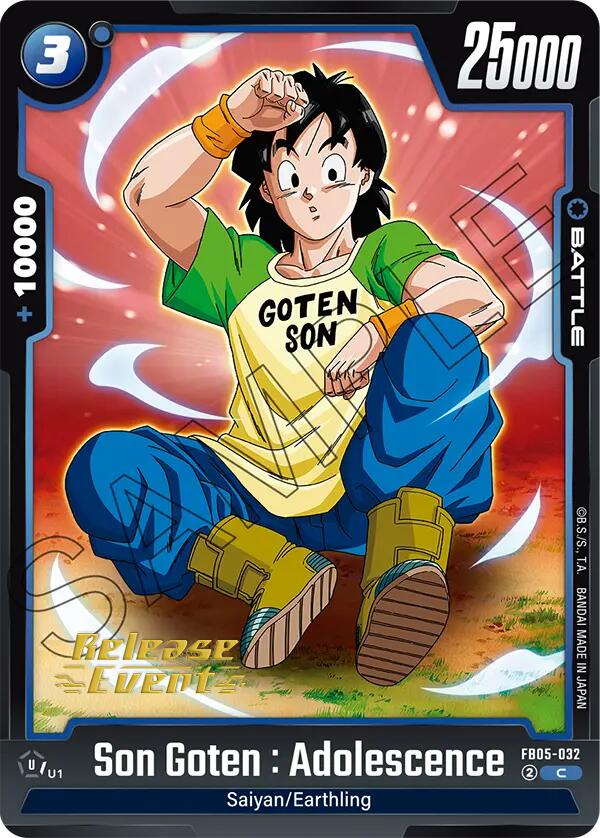 Son Goten : Adolescence [New Adventure Release Event Cards] | Total Play