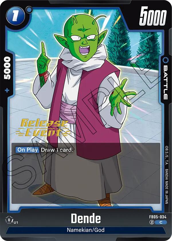 Dende (FB05-034) [New Adventure Release Event Cards] | Total Play