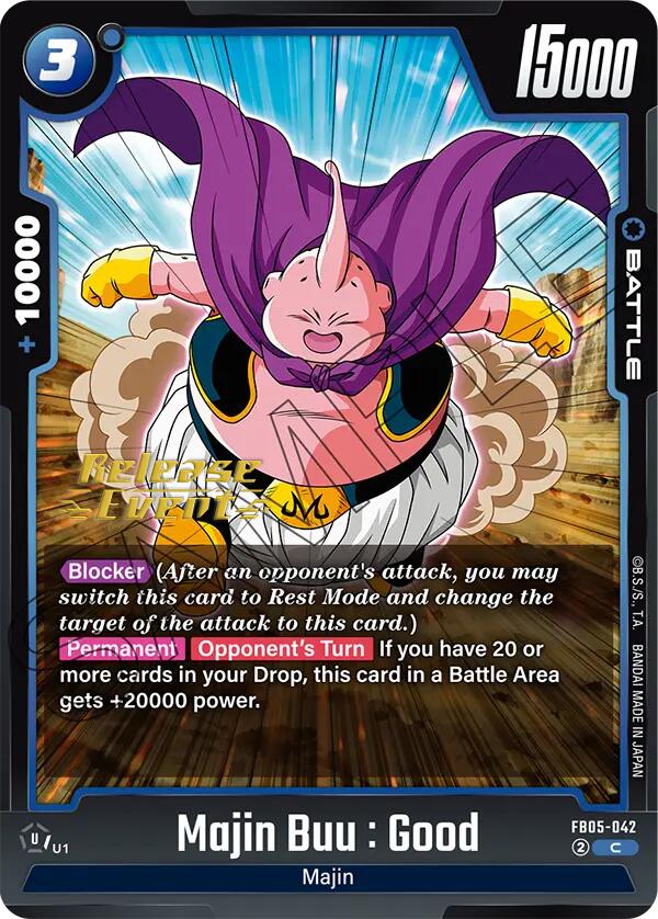 Majin Buu : Good [New Adventure Release Event Cards] | Total Play
