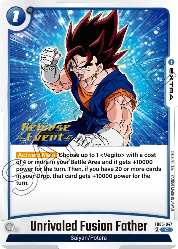 Unrivaled Fusion Father [New Adventure Release Event Cards] | Total Play