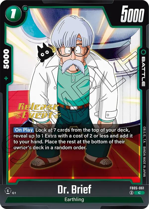 Dr. Brief [New Adventure Release Event Cards] | Total Play