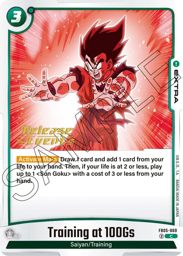 Training at 100Gs [New Adventure Release Event Cards] | Total Play