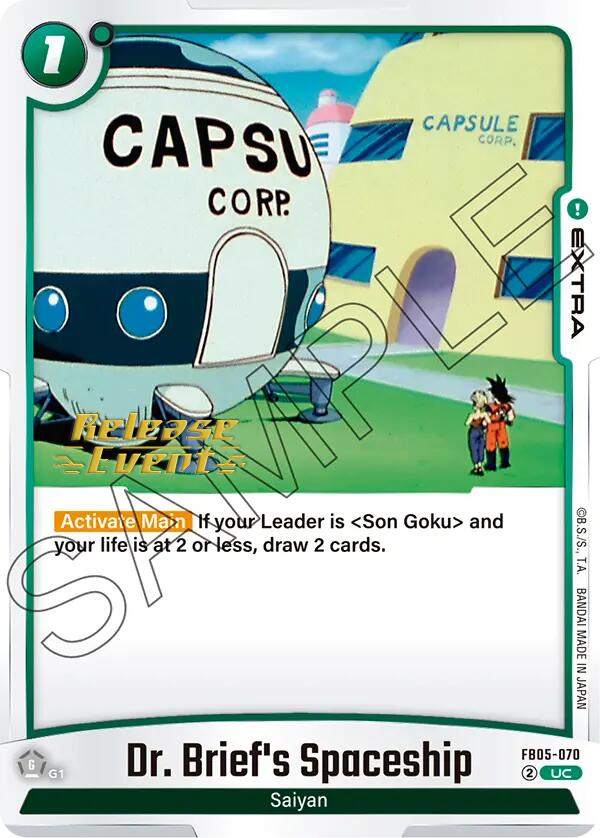 Dr. Brief's Spaceship [New Adventure Release Event Cards] | Total Play