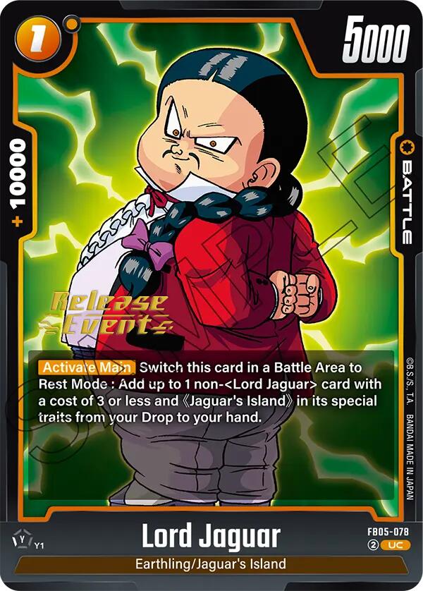 Lord Jaguar [New Adventure Release Event Cards] | Total Play