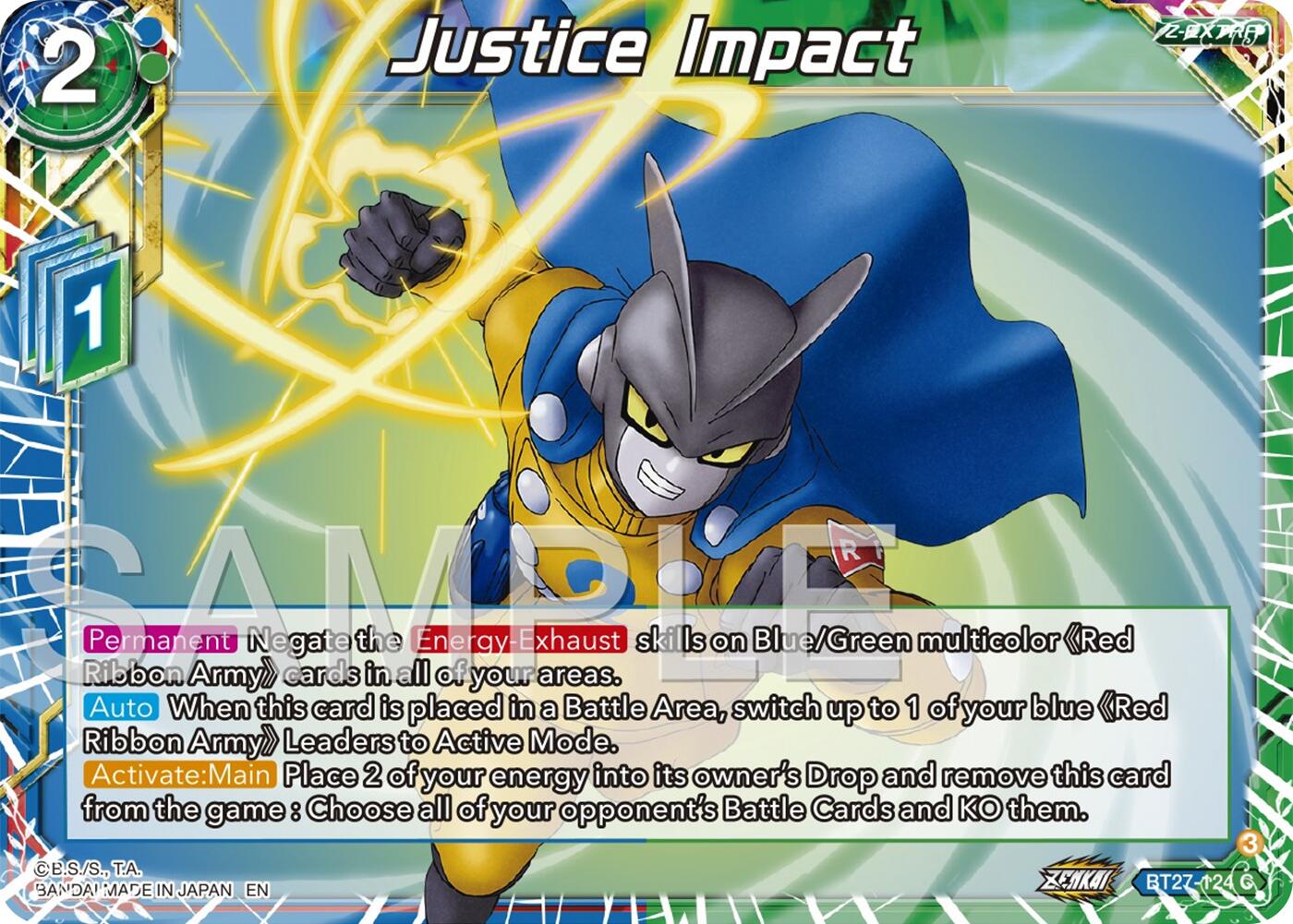 Justice Impact (BT27-124) [History of Z] | Total Play