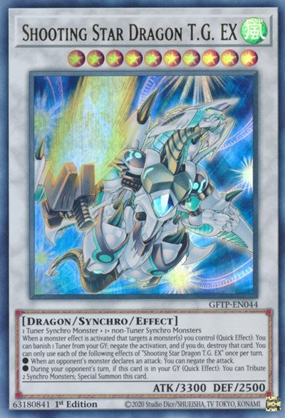 Shooting Star Dragon T.G. EX [GFTP-EN044] Ultra Rare | Total Play