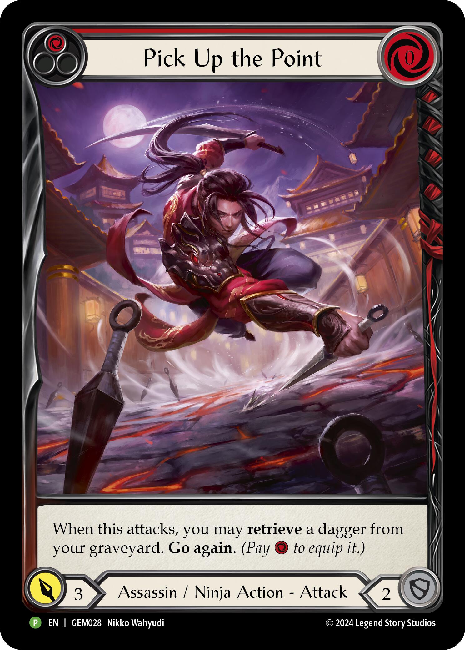 Pick Up the Point (Red) [GEM028] (GEM Pack 1)  Rainbow Foil | Total Play